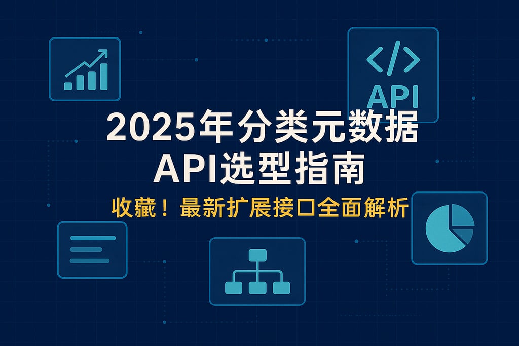 2025年分类元数据 API选型指南，收藏！最新扩展接口全面解析